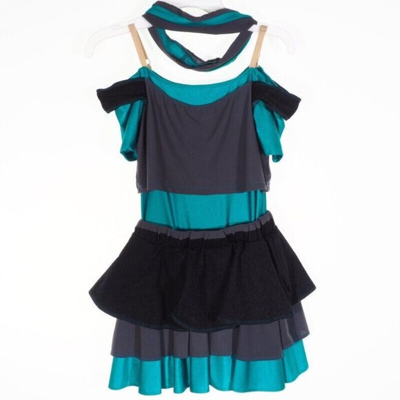 Revolution Dancewear Costume Girls Child Large 2 Pc Let It Roll Style # 635 - Picture 3 of 9